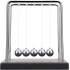 QLKUNLA Newtons Cradle Balance Balls Science Physics Gadget Desktop Decoration Kinetic Motion Toy for Home and Office