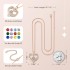 18K Rose Gold Necklaces for Women Birthday Gifts for Women Jewelry for Women Birthday Gifts for Wife Girlfriend Daughter Wife Birthday Gifts for Anniversary Mothers Day Christmas Valentines Gifts