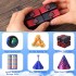 6 Pack Fidget Toys Set Spinning Ball 3D Cube Infinity Cube Massage Roller Star Spiral Sensory Toys Stress Relief Desk Cool Gadget for Adults